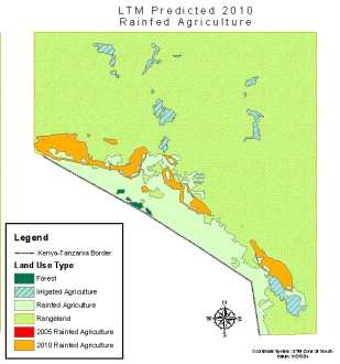 LTM Predicted 2010 Rainfed Agriculture